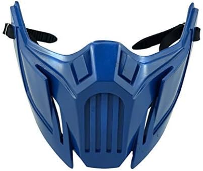 Halloween Resin Game Mask - Jade & Sub-Zero Design