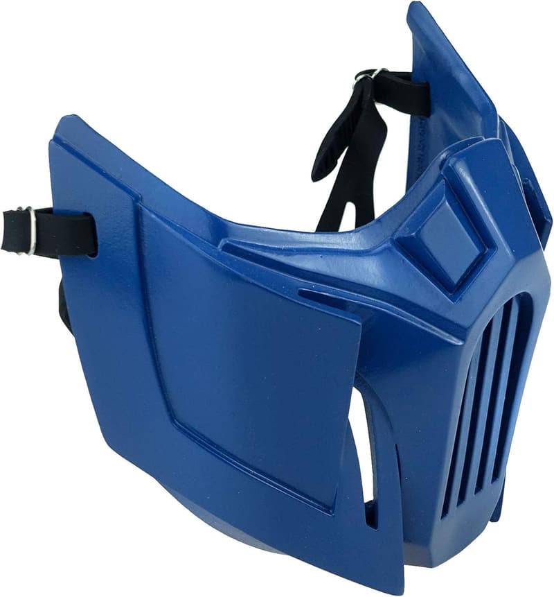 Halloween Resin Game Mask - Jade & Sub-Zero Design