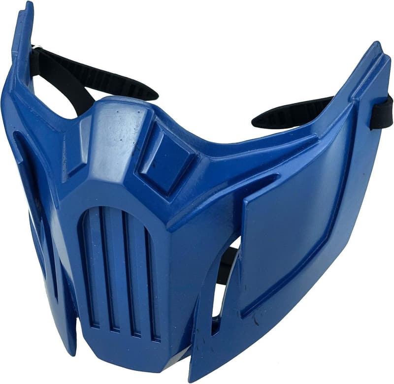 Halloween Resin Game Mask - Jade & Sub-Zero Design