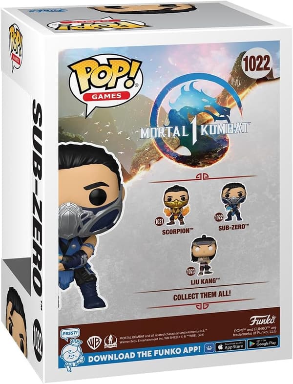 Mortal Kombat Sub-Zero Funko POP Collectible Vinyl Figure