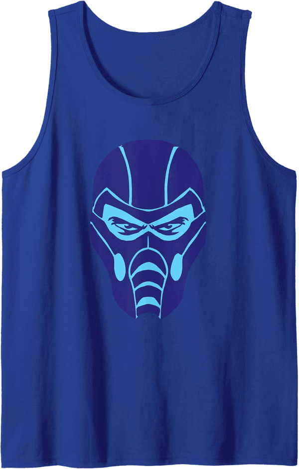 Sub-Zero Face Icon Tank Top for Mortal Kombat Fans