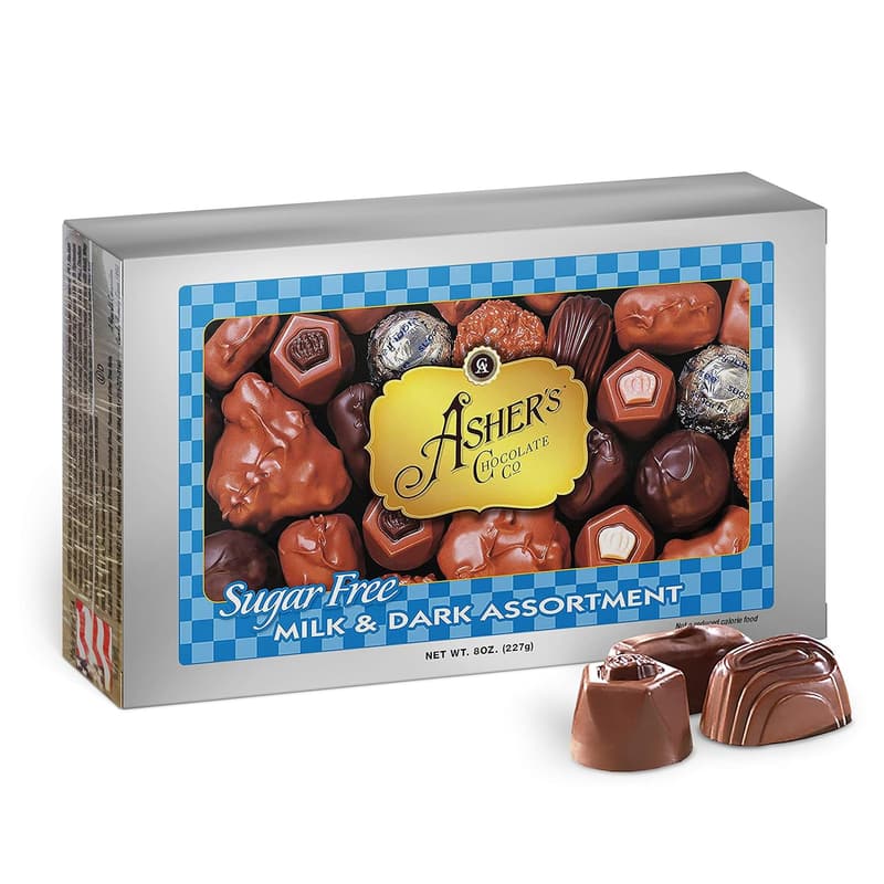 Sugar-Free Chocolate Assortment - Keto & Kosher (15 pcs, 8 oz.)