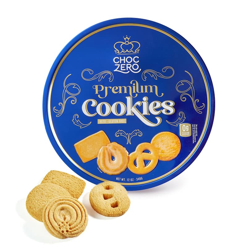 Keto Butter Cookies - Sugar Free Danish Shortbread Gift (12 oz)