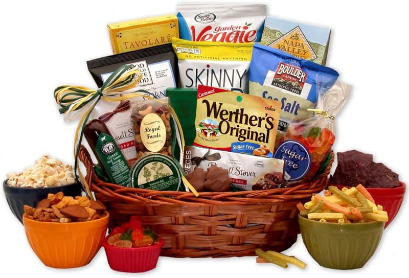 Sugar-Free Chocolate Gift Basket for Health Enthusiasts