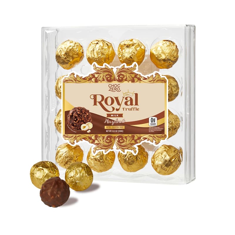 Keto Easter Gift: Premium Low Carb Hazelnut Truffles, 8.5 oz