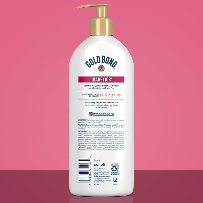 Gold Bond Diabetics' Dry Skin Relief Lotion, 21 oz.