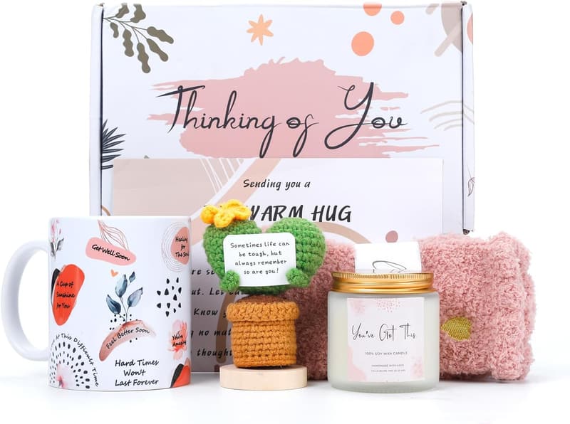 Get Well Soon Gift Basket for Women - Thoughtful Recovery Package