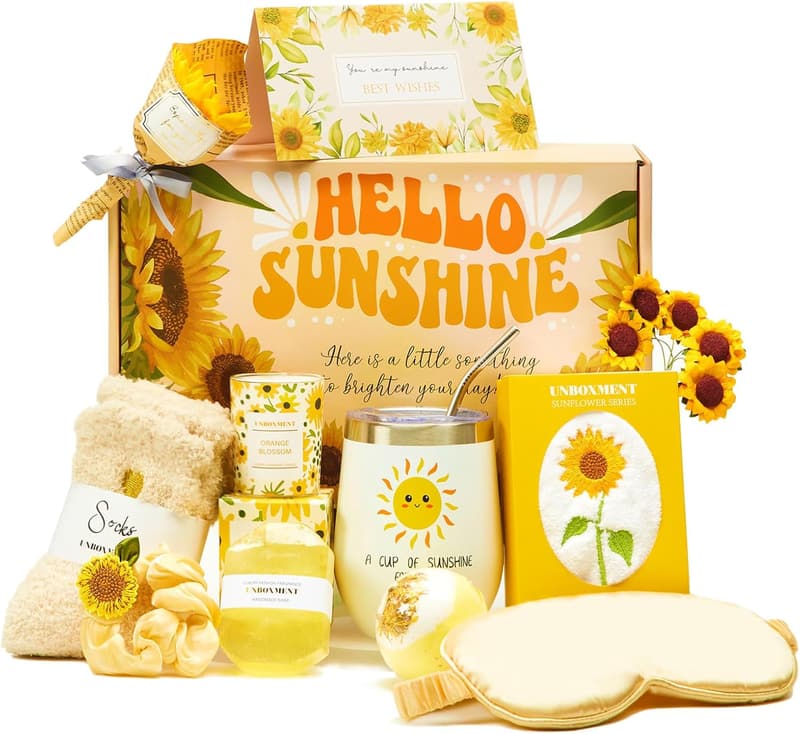 Get Well Soon Sunflower Care Package for Women