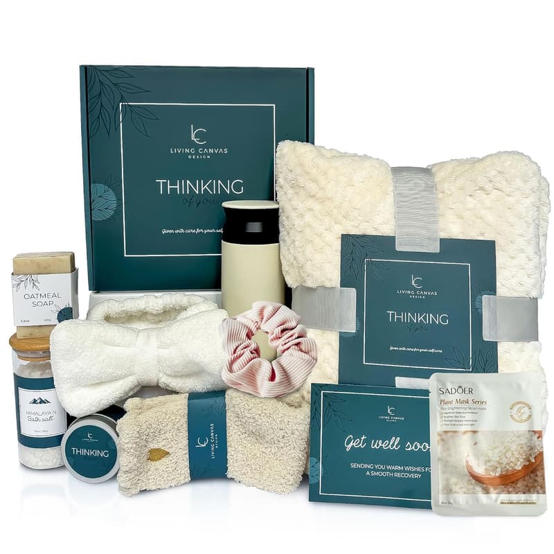 Women's Spa Gift Basket - 11-Piece Self Care Set