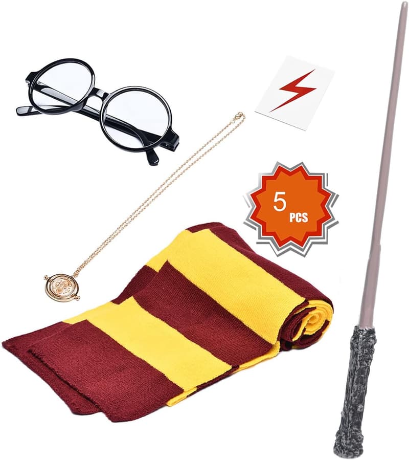 Birthday Party Magic Wand, Eyeglass Frame & Scarf Set