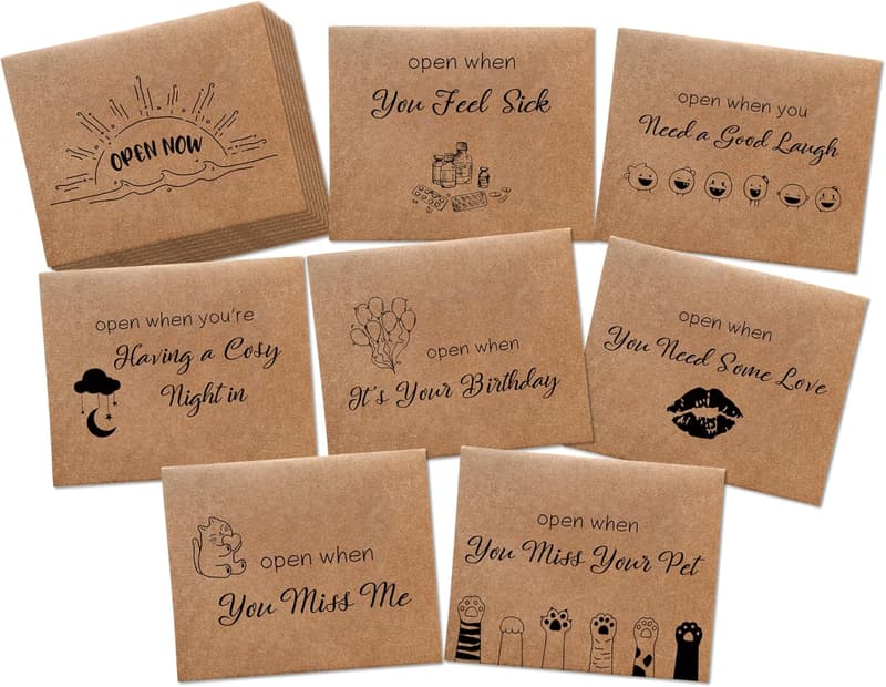 Long Distance Relationship Open When Envelopes - Set of 8