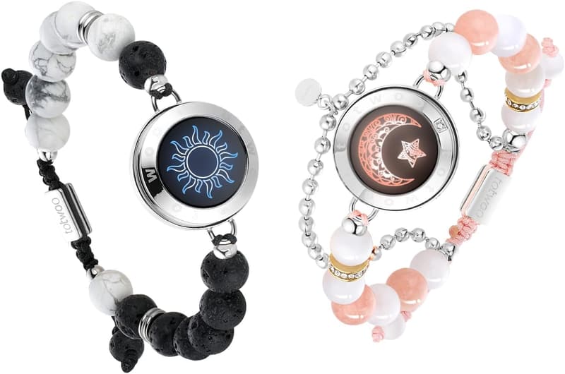 Long Distance Love Bracelets for Couples - Bluetooth Touch Jewelry