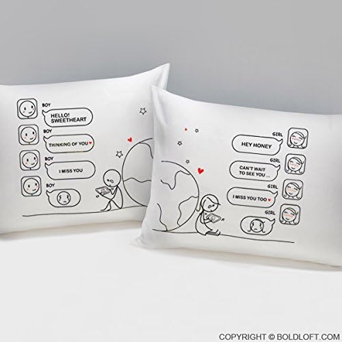 Long Distance Couples Pillowcases - 