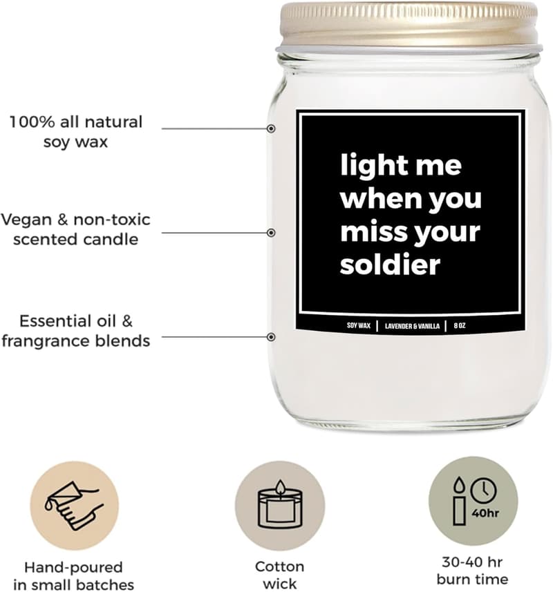 Long Distance Relationship 9oz Candle - Eucalyptus & Spearmint