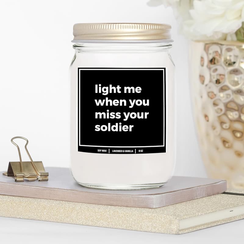Long Distance Relationship 9oz Candle - Eucalyptus & Spearmint