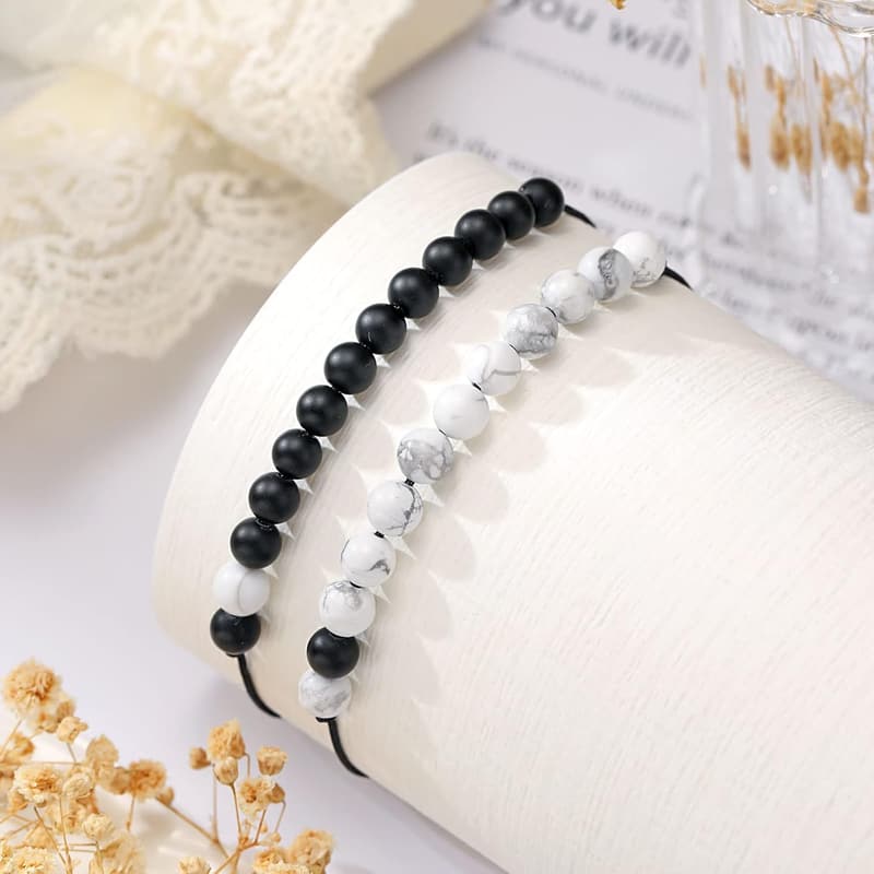 Pinky Promise Matching Bracelets for Couples in Long-Distance Relationships