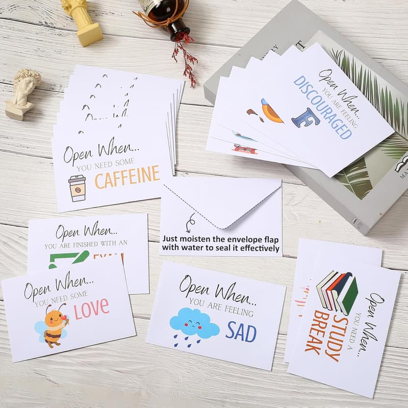 Long Distance College Gifts - 24pcs Open When Letters Kit