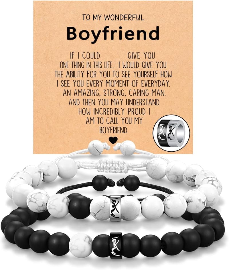 Pinky Promise Couple Ring Bracelets for Valentine's Day Gifts