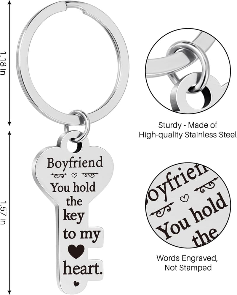Funny Keychain for Dad, Husband, Boyfriend - Birthday & Father's Day