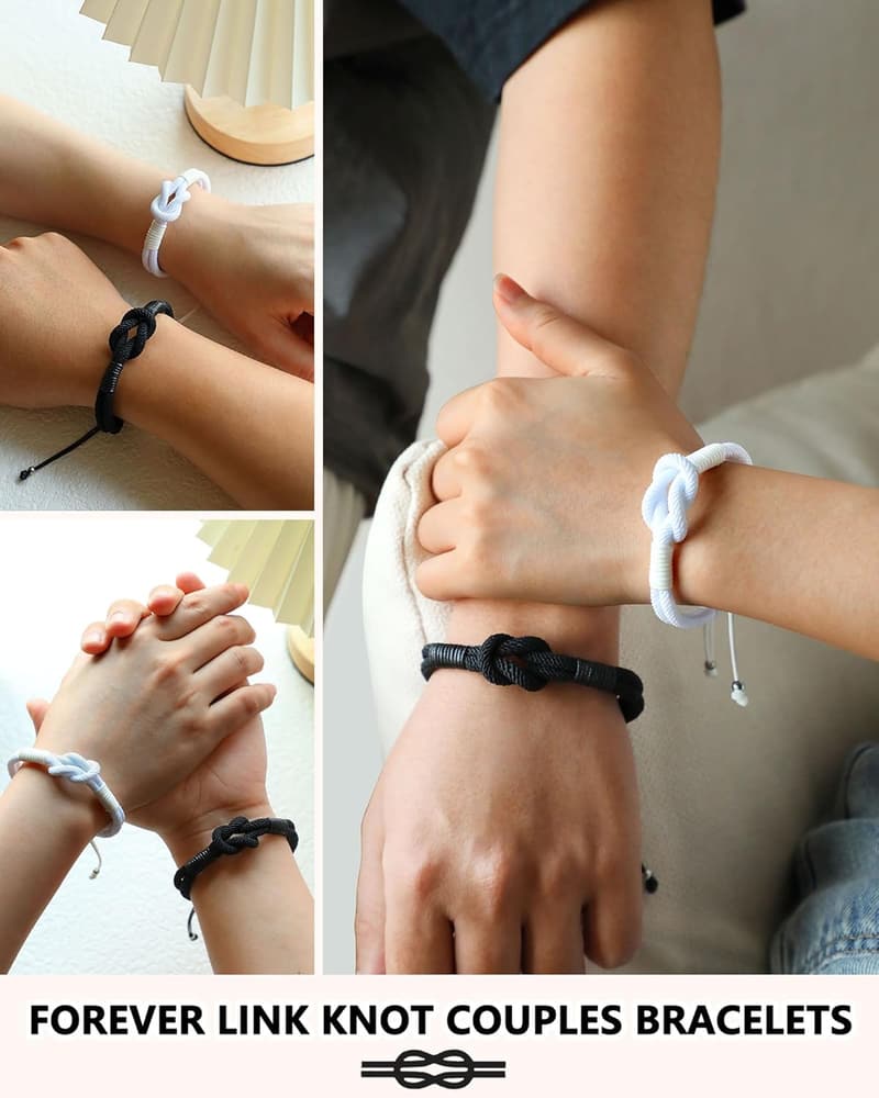 Couples' Pinky Promise Knot Bracelets - Gift for All Occasions