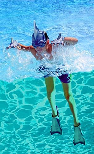 Shark Week Super Swimmer Costume with Mask, Goggles, & Flippers
