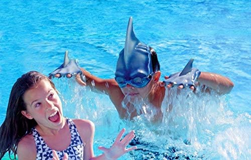 Shark Week Super Swimmer Costume with Mask, Goggles, & Flippers