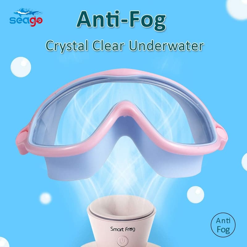 Kids' Swim Goggles 2-Pack, Anti-Fog & UV Protection