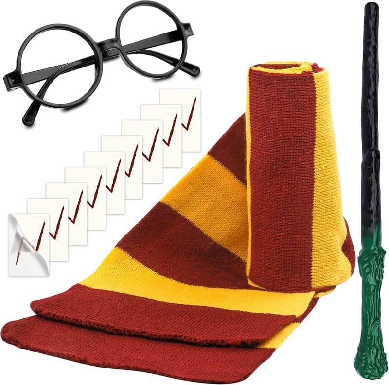 Wizard Costume Accessories Set for Kids' Birthday & Halloween Party