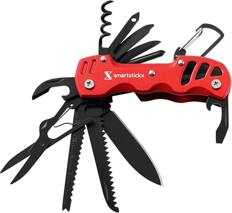 16-in-1 Military-Grade Pocket Multitool with Keychain