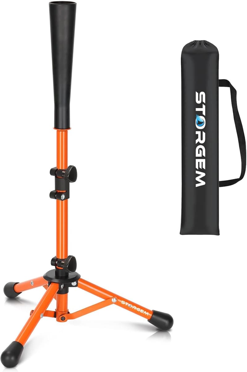 Kids' Adjustable Batting Tee for Baseball & Softball Training