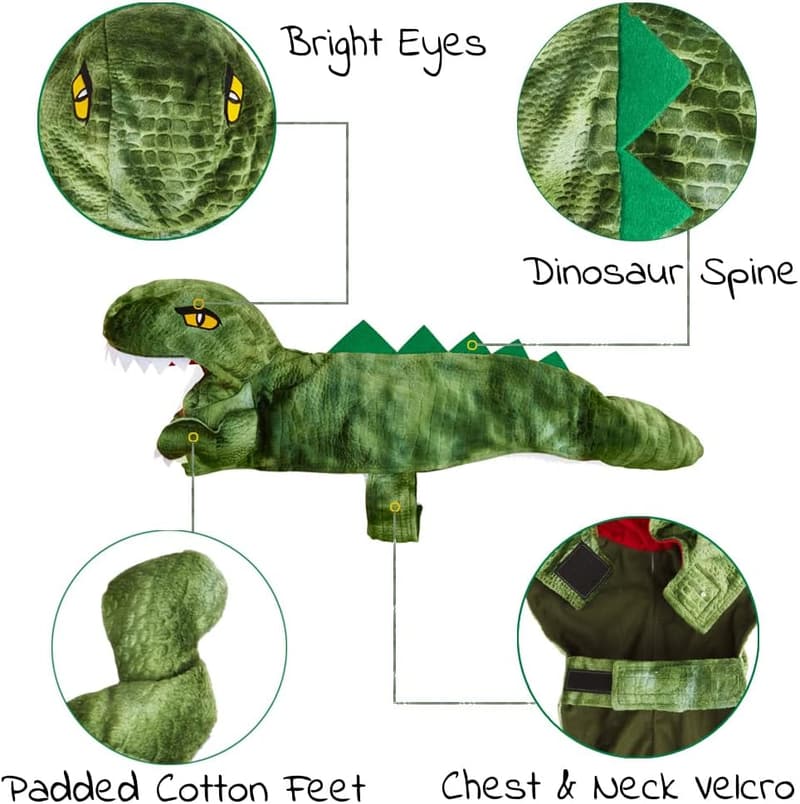 Funny Stegosaurus Dog Costume - Warm Cosplay for All Dogs