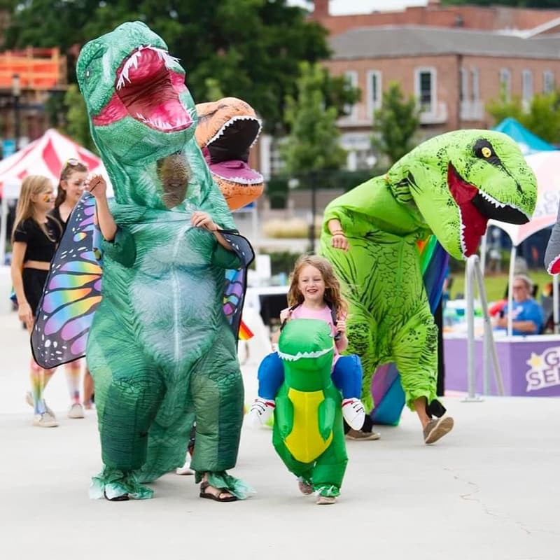 Adult Inflatable T-Rex Costume for Halloween Party