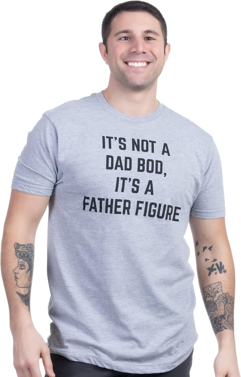 Funny Father Figure T-Shirt for Dads and Grandpas