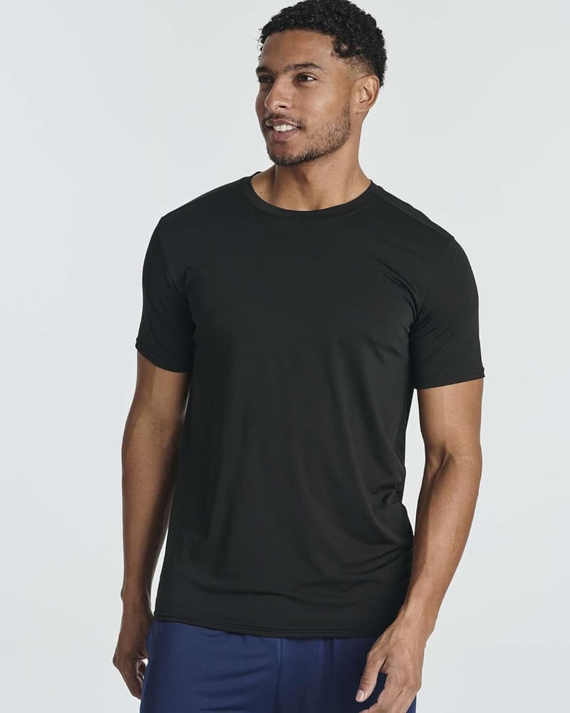 Men's Dry Fit Active Crew Neck T-Shirt 5-Pack for Gym Workouts
