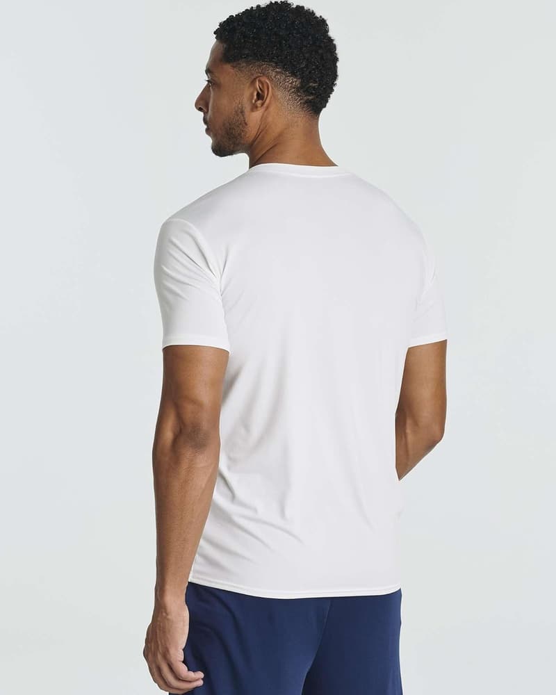 Men's Dry Fit Active Crew Neck T-Shirt 5-Pack for Gym Workouts