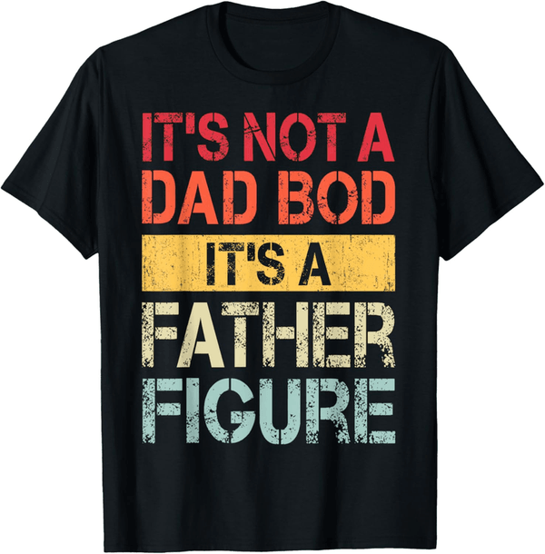 Father Figure Retro Vintage T-Shirt for Dads