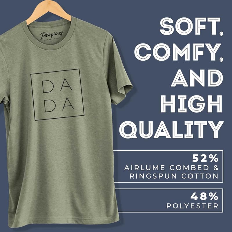 First Father's Day Gift - Inkopious DADA T-Shirt