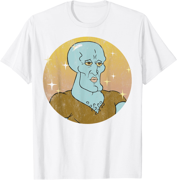 Handsome Squidward T-Shirt for Fans of SpongeBob SquarePants