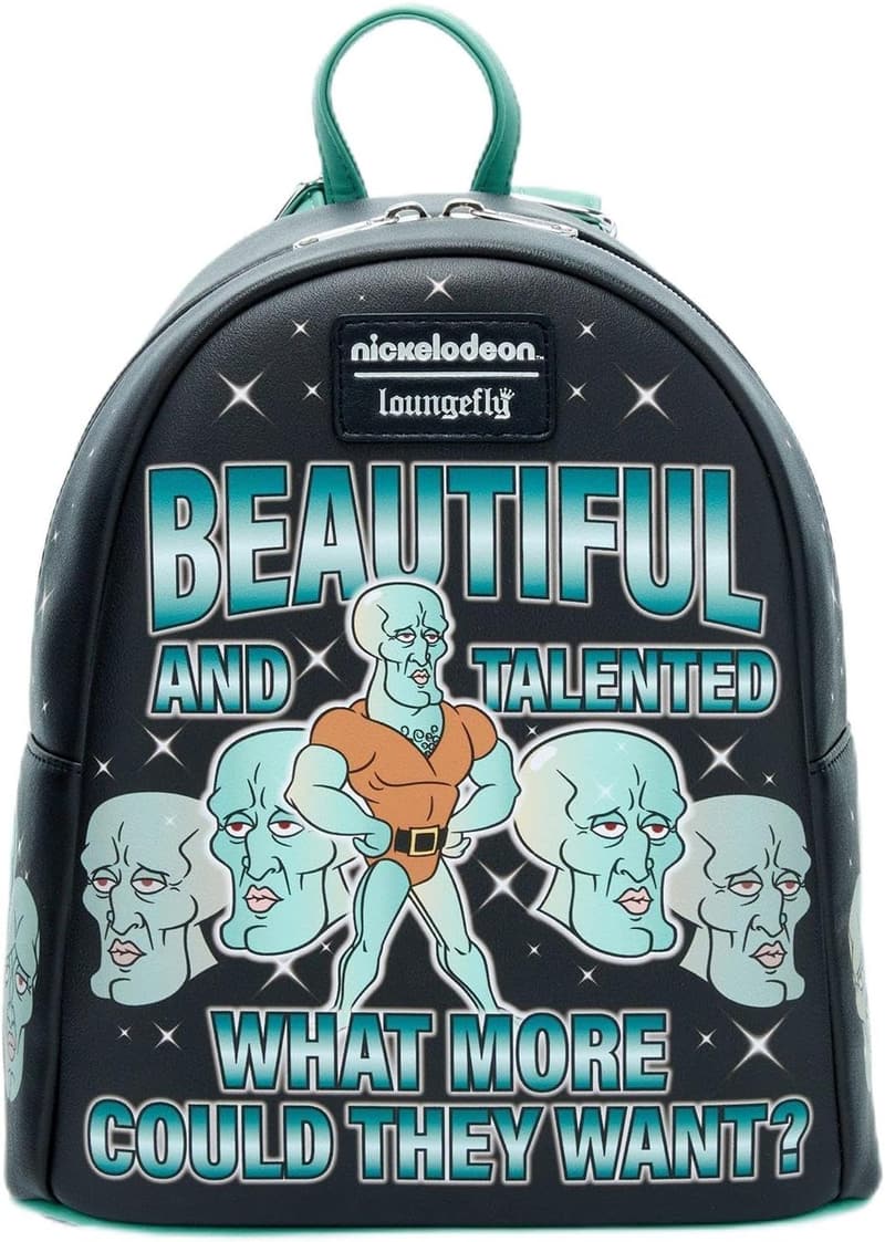 Handsome Squidward Mini Backpack by Loungefly