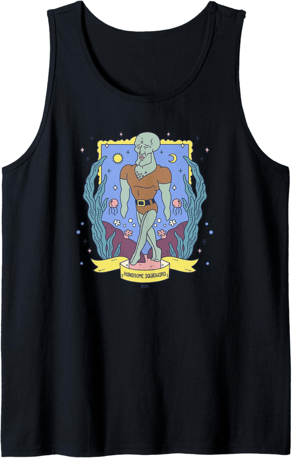 SpongeBob Tarot Card Portrait Tank Top