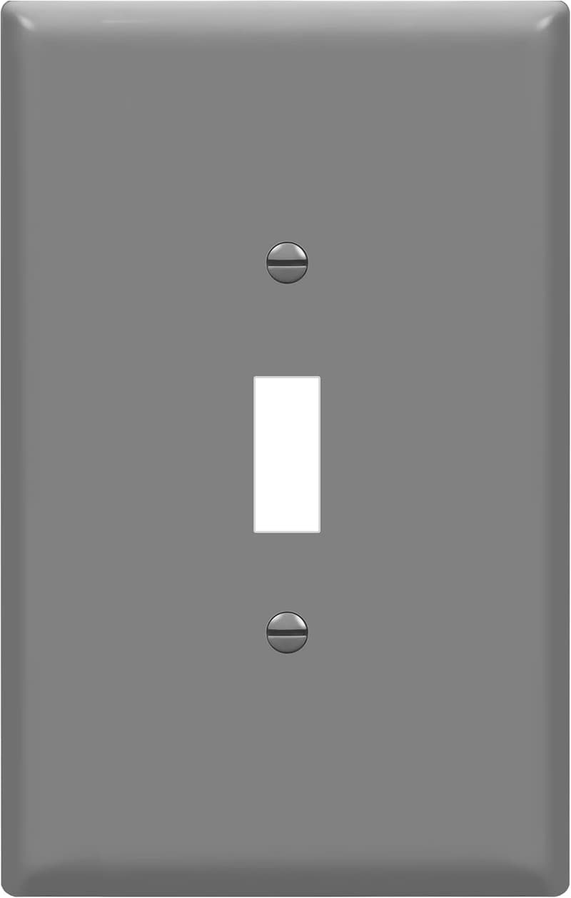 Enerlites Jumbo Toggle Light Switch Wall Plate - Gray