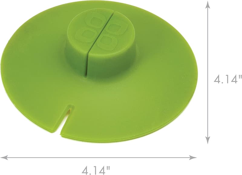 Silicone Tea Bag Holder - Easy, Dishwasher Safe, Green