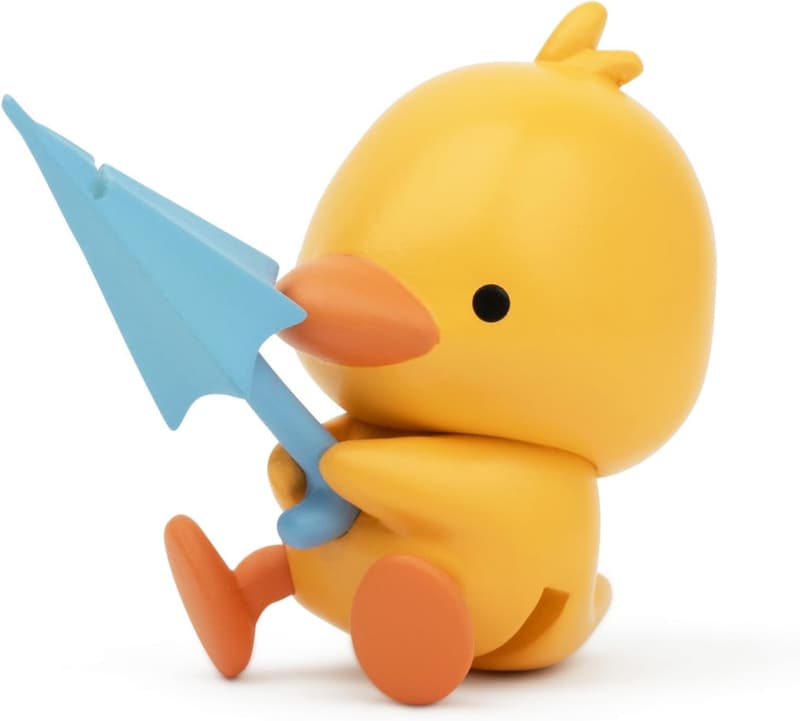 Cute Duck Tea Bag Holder & String Rest - Novelty Gift Accessory