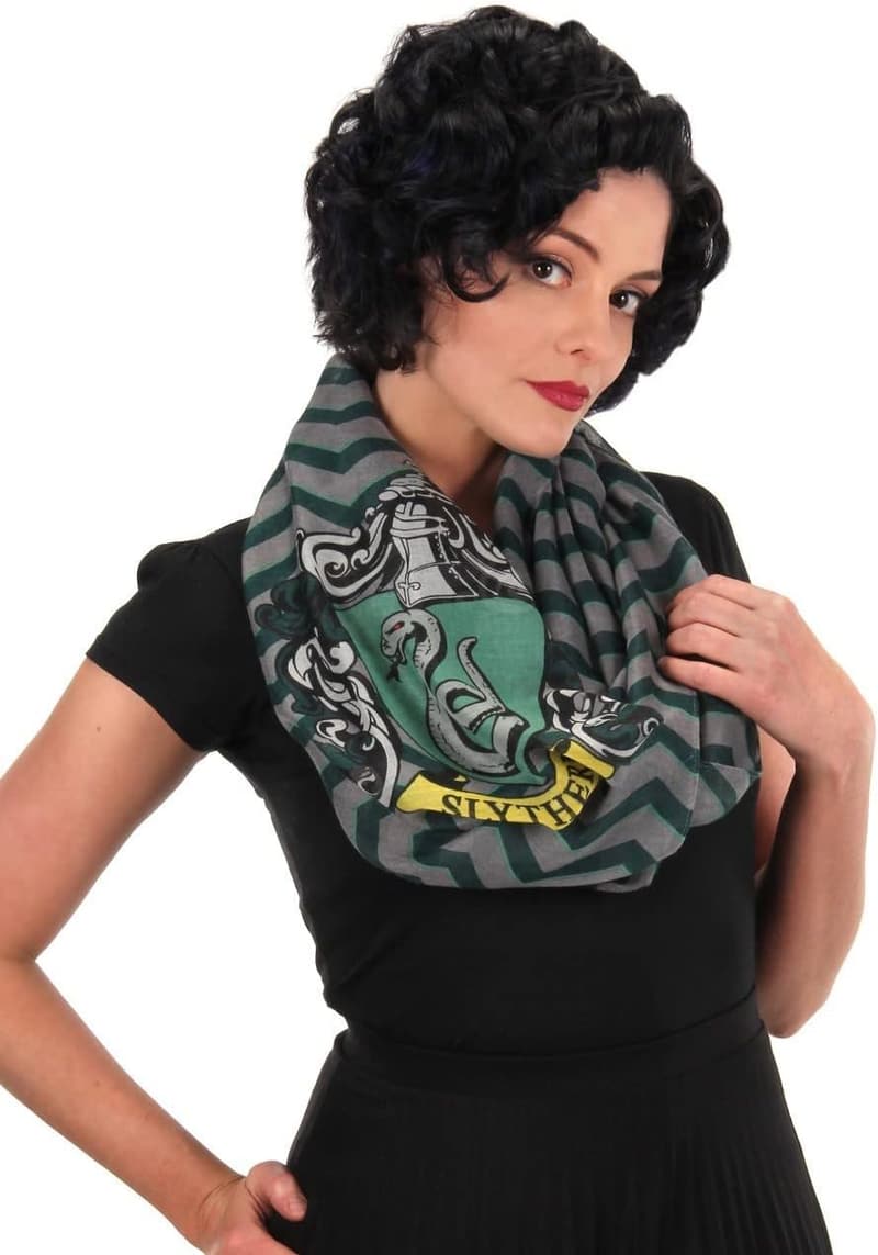 Slytherin House Crest Infinity Scarf