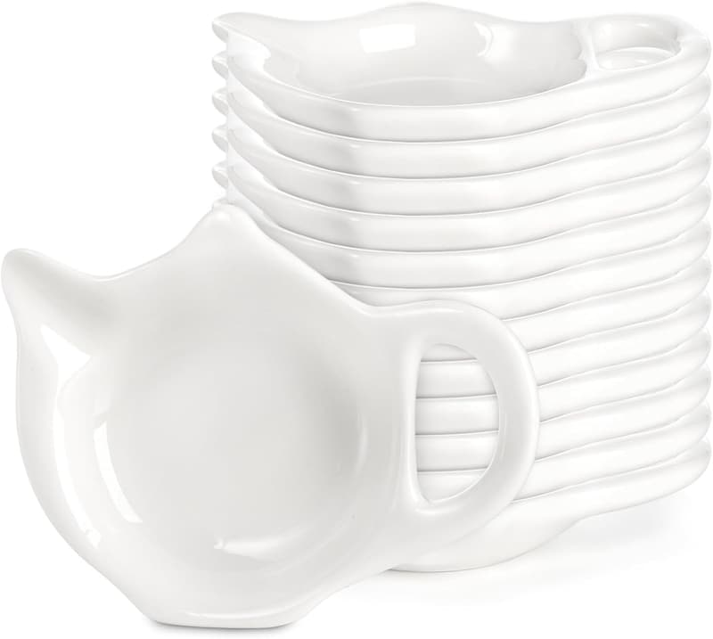 Ceramic Teapot Tea Bag Holders Set - Organize Your Tea Time