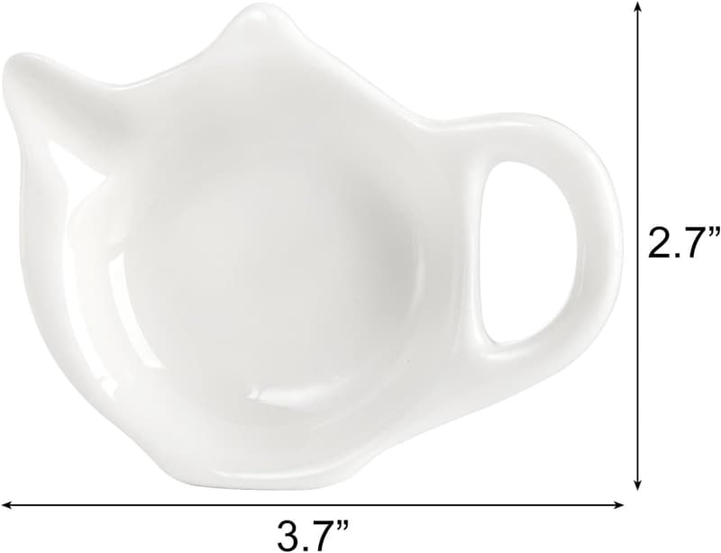 Ceramic Teapot Tea Bag Holders Set - Organize Your Tea Time