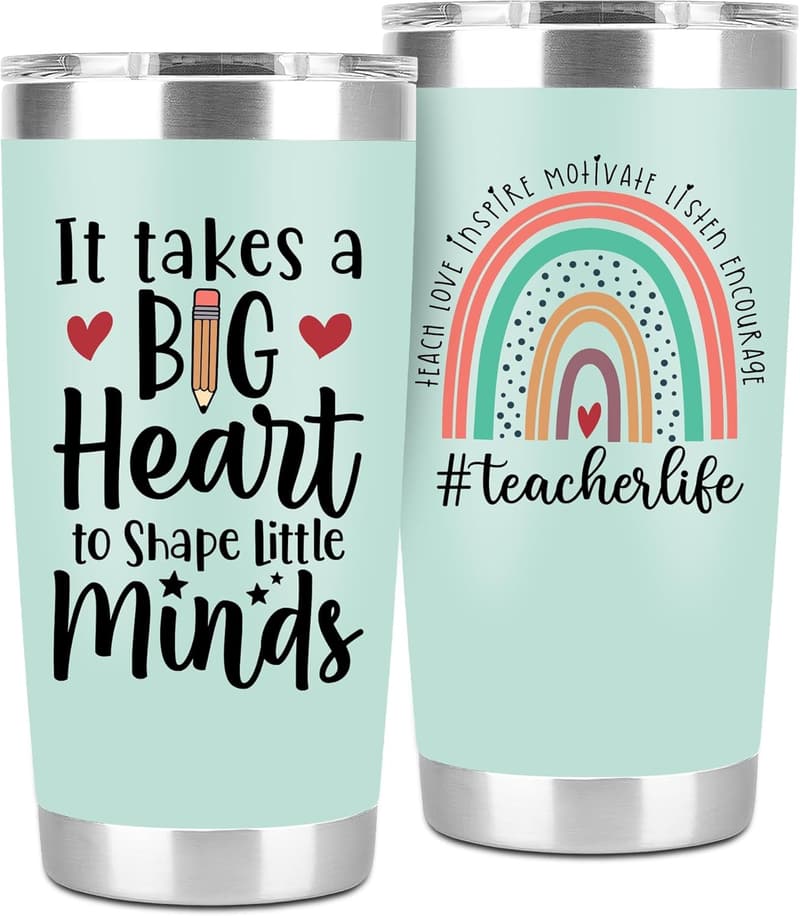 Teacher Appreciation 20 Oz Tumbler Gift for Women