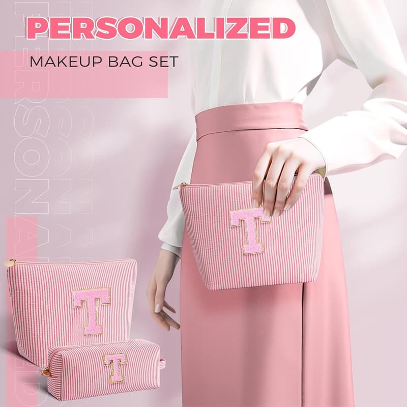 Teacher Appreciation Makeup Bag Set - Perfect Thank You Gift for Women