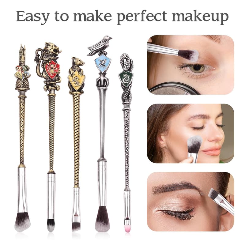 Makeup Brushes Gift Set for Women - Harry Potter Style