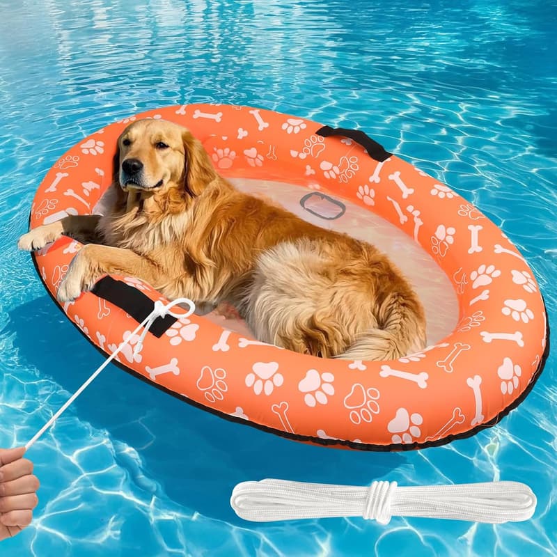 Large Dog Pool Float for Summer Fun